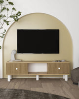 Comodă TV Mono, Diverse culori, 150x30x41 cm - Stejar safir - Hazeran | SKU: 475OLV1477 | Comodă TV Mono, 150x30x41 cm, varianta Stejar safir - Hazeran, produs pentru amenajarea locuinței, disponibil online în România la CasaMob