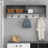 Cuier Sarandon, Diverse culori, 120x22x37 cm - Antracit - Alb | SKU: 475OLV1907 | Cuier Sarandon, 120x22x37 cm, varianta Antracit - Alb, produs pentru amenajarea locuinței, disponibil online în România la CasaMob