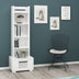 Alb | SKU: 475OLV2109 | Bibliotecă Dawn, 35x26x152 cm, varianta Alb, produs pentru amenajarea locuinței, disponibil online în România la CasaMob