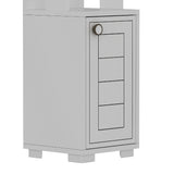 Bibliotecă Anka, Diverse culori, 30x22x135 cm - Alb | SKU: 475OLV2113 | Bibliotecă Anka, 30x22x135 cm, varianta Alb, produs pentru amenajarea locuinței, disponibil online în România la CasaMob