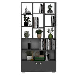 Bibliotecă Penguen, Diverse culori, 94x30x187 cm - Antracit | SKU: 475OLV2123 | Bibliotecă Penguen, 94x30x187 cm, varianta Antracit, produs pentru amenajarea locuinței, disponibil online în România la CasaMob