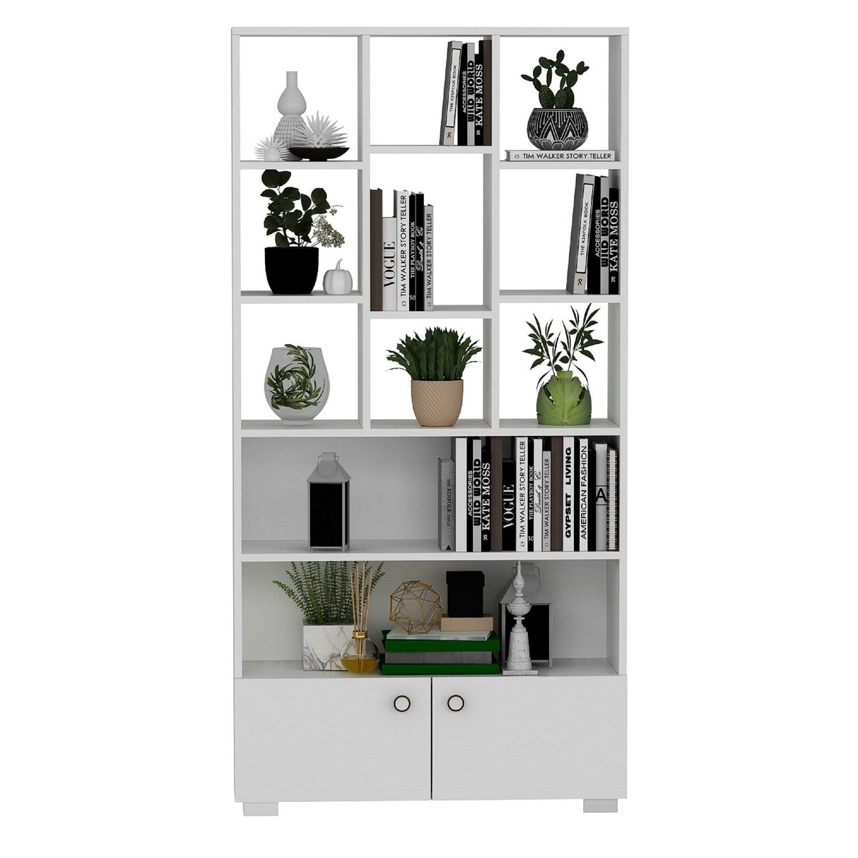 Bibliotecă Penguen, Diverse culori, 94x30x187 cm - Alb | SKU: 475OLV2124 | Bibliotecă Penguen, 94x30x187 cm, varianta Alb, produs pentru amenajarea locuinței, disponibil online în România la CasaMob