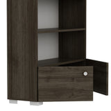Bibliotecă Penguen, Diverse culori, 94x30x187 cm - Nuc | SKU: 475OLV2125 | Bibliotecă Penguen, 94x30x187 cm, varianta Nuc, produs pentru amenajarea locuinței, disponibil online în România la CasaMob