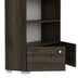 Nuc | SKU: 475OLV2125 | Bibliotecă Penguen, 94x30x187 cm, varianta Nuc, produs pentru amenajarea locuinței, disponibil online în România la CasaMob