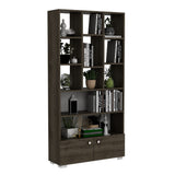 Bibliotecă Penguen, Diverse culori, 94x30x187 cm - Nuc | SKU: 475OLV2125 | Bibliotecă Penguen, 94x30x187 cm, varianta Nuc, produs pentru amenajarea locuinței, disponibil online în România la CasaMob