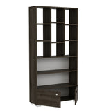 Bibliotecă Penguen, Diverse culori, 94x30x187 cm - Nuc | SKU: 475OLV2125 | Bibliotecă Penguen, 94x30x187 cm, varianta Nuc, produs pentru amenajarea locuinței, disponibil online în România la CasaMob