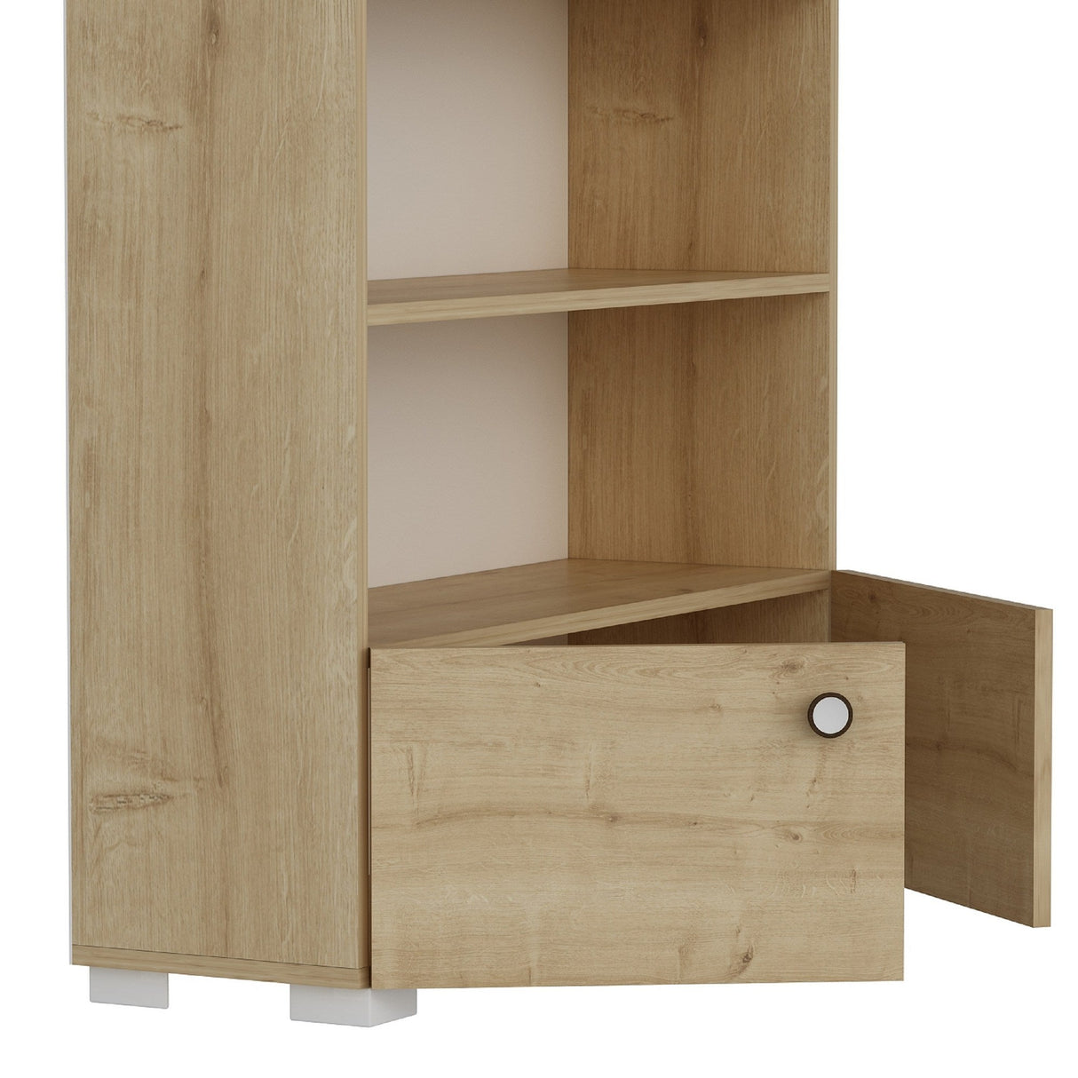 Bibliotecă Penguen, Diverse culori, 94x30x187 cm - Stejar safir | SKU: 475OLV2126 | Bibliotecă Penguen, 94x30x187 cm, varianta Stejar safir, produs pentru amenajarea locuinței, disponibil online în România la CasaMob