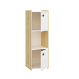 Dulap de baie Teo, Diverse culori, 39x35x120 cm - Stejar safir - Alb | SKU: 475OLV2405 | Dulap de baie Teo, 39x35x120 cm, varianta Stejar safir - Alb, produs pentru amenajarea locuinței, disponibil online în România la CasaMob