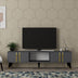 Antracit - Auriu | SKU: 475OLV2696 | Comodă TV Asel, 150x30x45 cm, varianta Antracit - Auriu, produs pentru amenajarea locuinței, disponibil online în România la CasaMob