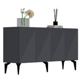 Set mobilă pentru sufragerie Draw, Diverse culori - Antracit - Nuc | SKU: 475OLV2801 | Set mobilă pentru sufragerie Draw, varianta Antracit - Nuc, produs pentru amenajarea locuinței, disponibil online în România la CasaMob