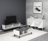 Set mobilă pentru sufragerie Draw, Diverse culori - Alb - Negru | SKU: 475OLV2802 | Set mobilă pentru sufragerie Draw, varianta Alb - Negru, produs pentru amenajarea locuinței, disponibil online în România la CasaMob