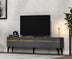 Antracit - Auriu | SKU: 475OLV2901 | Comodă TV Defne, 180x30x45 cm, varianta Antracit - Auriu, produs pentru amenajarea locuinței, disponibil online în România la CasaMob