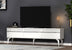Alb - Argintiu | SKU: 475OLV2904 | Comodă TV Defne, 180x30x45 cm, varianta Alb - Argintiu, produs pentru amenajarea locuinței, disponibil online în România la CasaMob