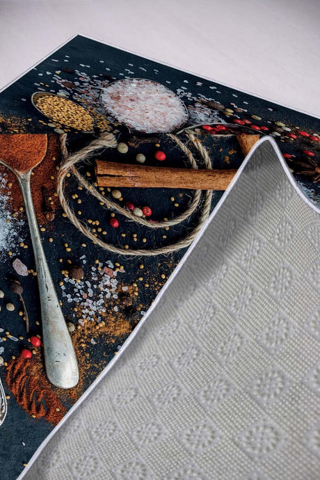 Covor de hol / bucatarie Condiment, Lavabil, Antiderapant, Multicolor (diverse dimensiuni)