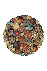 Covor de hol / bucatarie HMNT971, Multicolor - 120 x 120, SKU 478HFT3270