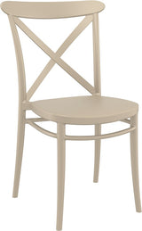 Set 4 scaune N00001, Cappuccino, 51x51x87 cm, SKU 485NBL1113, imagine 1