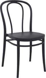Set 4 scaune N00005, Negru, 45x52x85 cm, SKU 485NBL1118, imagine 1