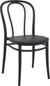 Set 4 scaune N00005, Negru, 45x52x85 cm, SKU 485NBL1118, imagine 1