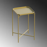 Măsuță de cafea Shb-008-A, Auriu, 46x46x56 cm