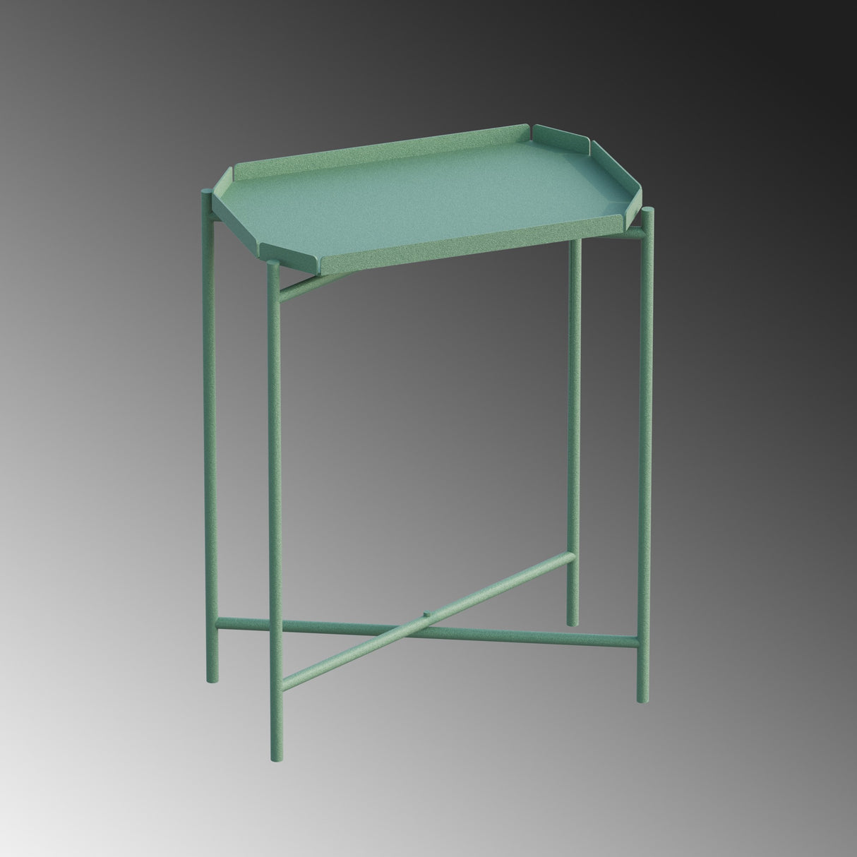 Măsuță de cafea Shb-009-D, Verde, 26x40x56 cm