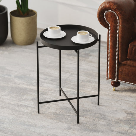 Măsuță de cafea Shb-007, Negru, 46x46x56 cm