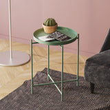 Măsuță de cafea Shb-007-D, Verde, 46x46x56 cm