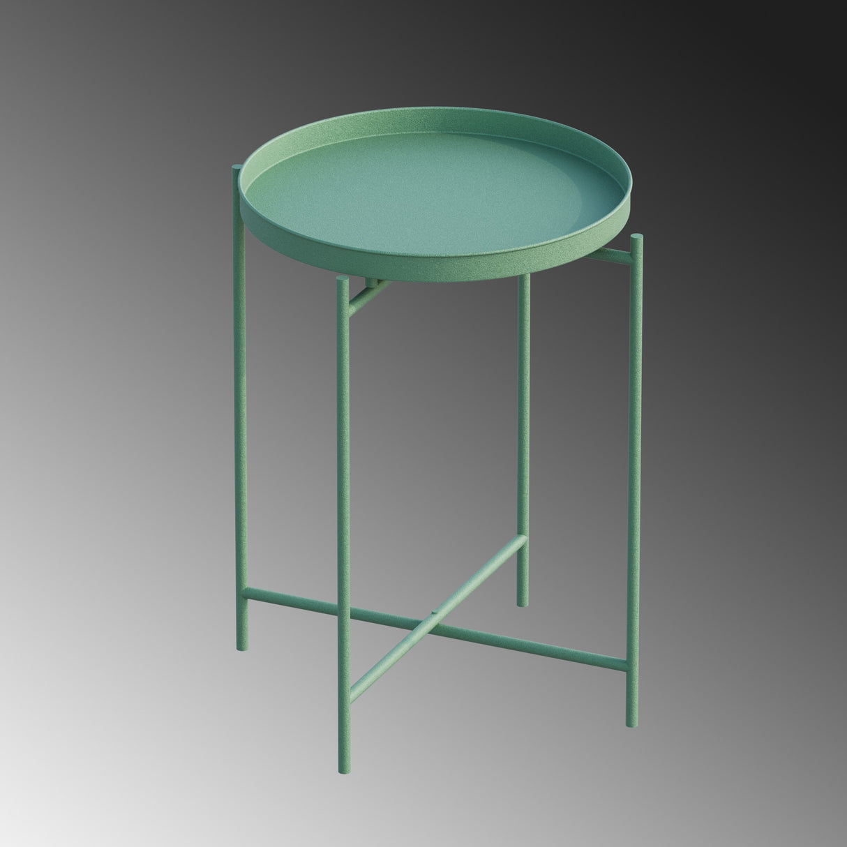 Măsuță de cafea Shb-007-D, Verde, 46x46x56 cm