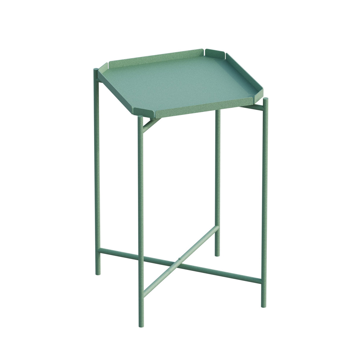 Măsuță de cafea Shb-008-D, Verde, 46x46x56 cm