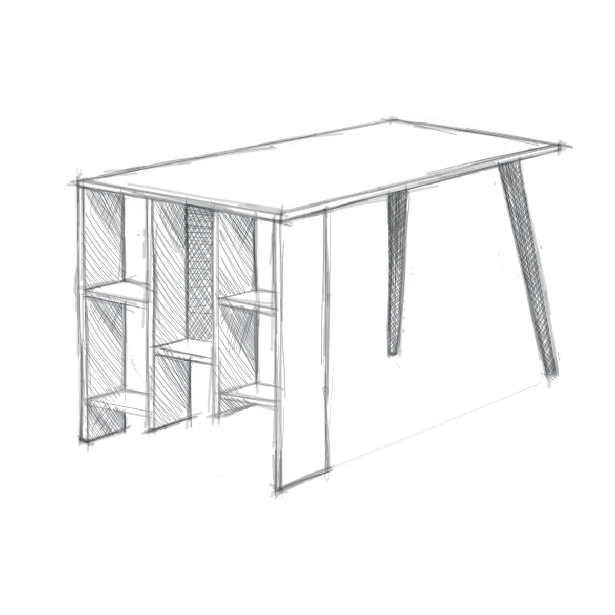 Birou Lagomood Vito, Diverse culori, 120x60x74 cm - Stejar - Alb | SKU: 492LGM1123 | Birou Lagomood Vito, 120x60x74 cm, varianta Stejar - Alb, produs pentru amenajarea locuinței, disponibil online în România la CasaMob