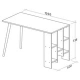 Birou Lagomood Vito, Diverse culori, 120x60x74 cm - Antracit - Nuc | SKU: 492LGM1124 | Birou Lagomood Vito, 120x60x74 cm, varianta Antracit - Nuc, produs pentru amenajarea locuinței, disponibil online în România la CasaMob