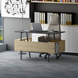 Birou Irony, Diverse culori, 120x60x74 cm - Antracit - Stejar | SKU: 492LGM1173 | Birou Irony, 120x60x74 cm, varianta Antracit - Stejar, produs pentru amenajarea locuinței, disponibil online în România la CasaMob