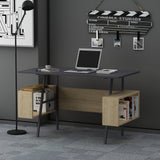 Birou Irony, Diverse culori, 120x60x74 cm - Antracit - Stejar | SKU: 492LGM1173 | Birou Irony, 120x60x74 cm, varianta Antracit - Stejar, produs pentru amenajarea locuinței, disponibil online în România la CasaMob