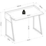 Birou Rone, Diverse culori, 104x57x78 cm - Alb | SKU: 492LGM1176 | Birou Rone, 104x57x78 cm, varianta Alb, produs pentru amenajarea locuinței, disponibil online în România la CasaMob