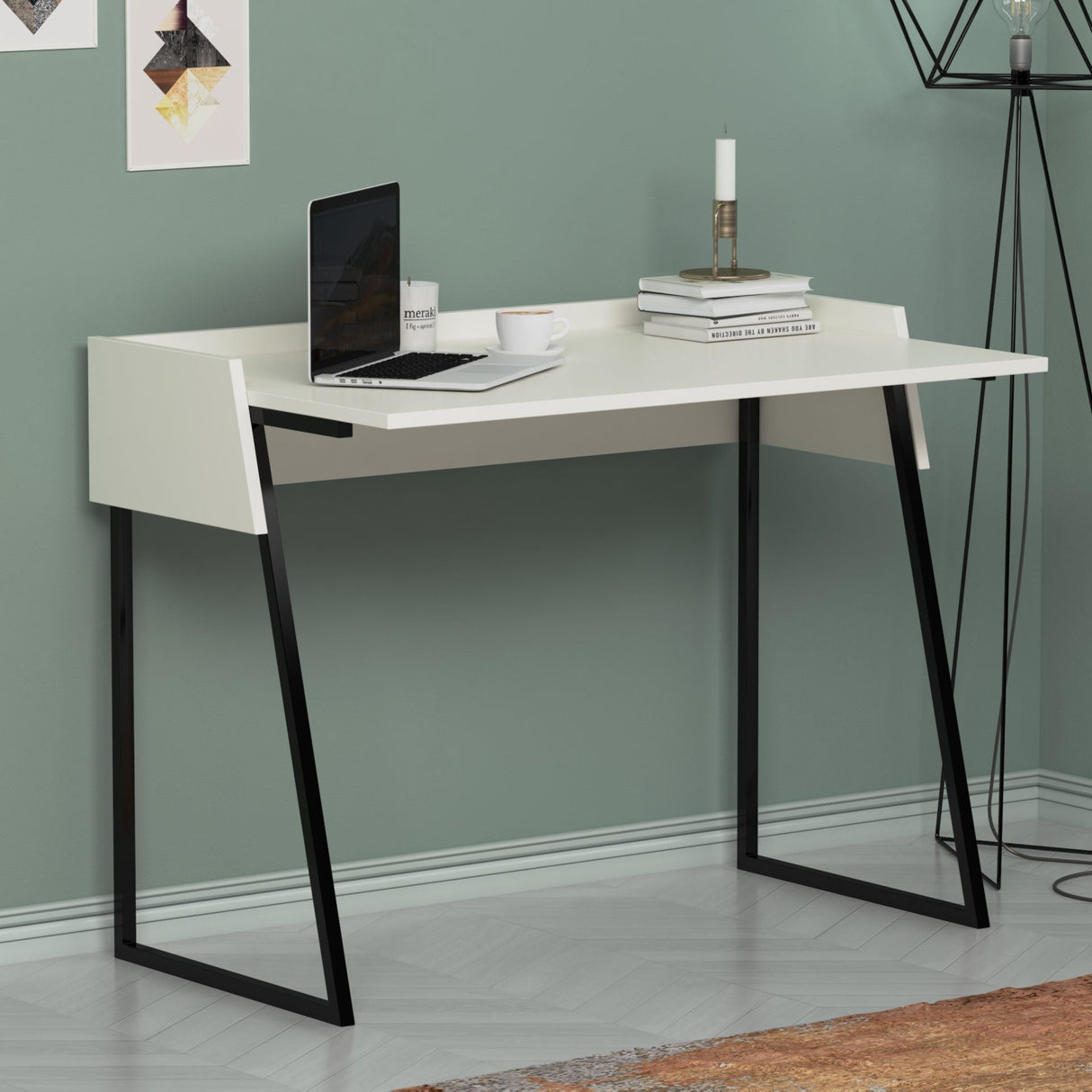 Birou Rone, Diverse culori, 104x57x78 cm - Alb | SKU: 492LGM1176 | Birou Rone, 104x57x78 cm, varianta Alb, produs pentru amenajarea locuinței, disponibil online în România la CasaMob