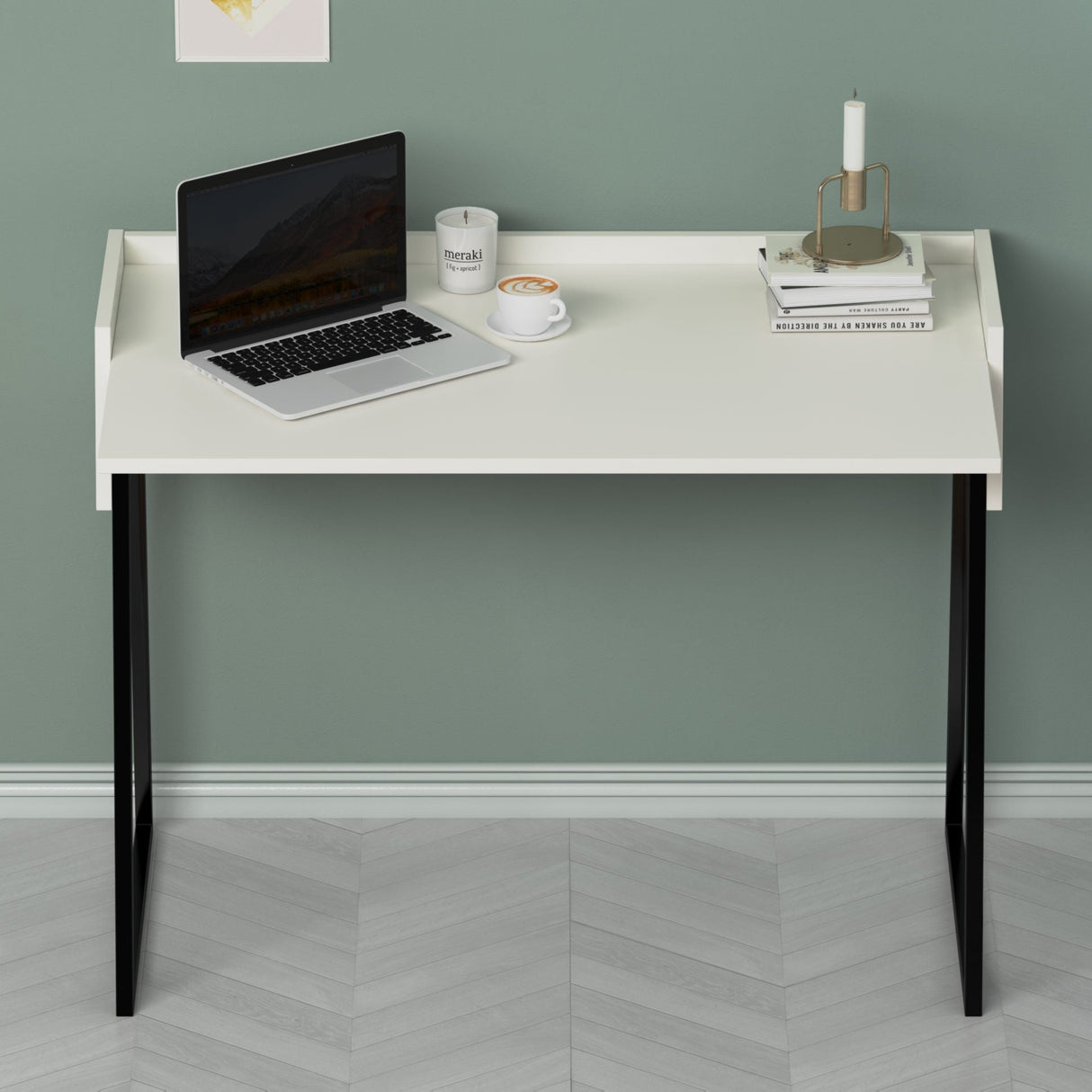 Birou Rone, Diverse culori, 104x57x78 cm - Alb | SKU: 492LGM1176 | Birou Rone, 104x57x78 cm, varianta Alb, produs pentru amenajarea locuinței, disponibil online în România la CasaMob
