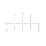 Cuier de hol metalic Metal Wall Hook Vintage 2, Alb, 80x45x10 cm