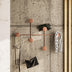 Cuier de hol metalic Metal Wall Hook Lux 2, Cupru, 82x60x10 cm, SKU 494PYT1141