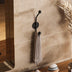 Cuier de hol metalic Metal Wall Hook Elegance 3, Negru, 6x9 cm, SKU 494PYT1167