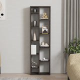 Bibliotecă Tomi, Antracit, 44x20x150 cm