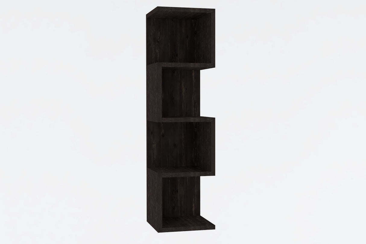 Bibliotecă Alin, Antracit, 25x27x95 cm
