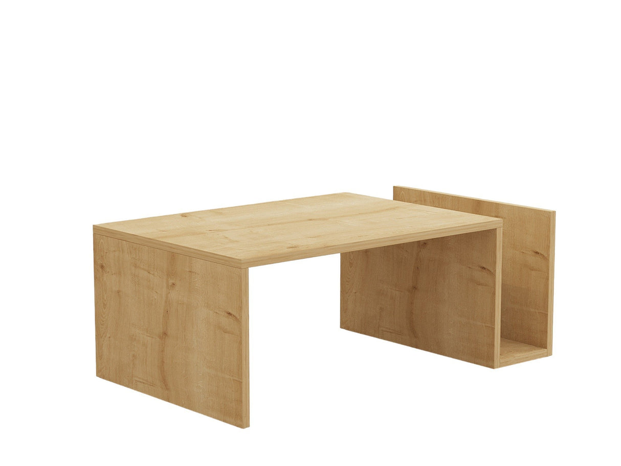 Măsuță de cafea Memo, Diverse culori, 87x50x32 cm - Stejar safir | SKU: 495SSE1119 | Măsuță de cafea Memo, 87x50x32 cm, varianta Stejar safir, produs pentru amenajarea locuinței, disponibil online în România la CasaMob