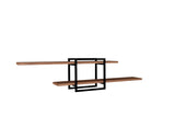Raft de perete Mone cadru metal, 120 x 30 x 18 cm - Crem, SKU 495SSE1120