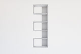 Bibliotecă Nebu, Diverse culori - Alb | SKU: 495SSE1203 | Bibliotecă Nebu, varianta Alb, produs pentru amenajarea locuinței, disponibil online în România la CasaMob