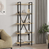 Bibliotecă Kinder, Diverse culori, 72x25x170 cm - Stejar - Negru | SKU: 495SSE1223 | Bibliotecă Kinder, 72x25x170 cm, varianta Stejar - Negru, produs pentru amenajarea locuinței, disponibil online în România la CasaMob