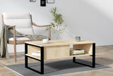 Măsuță de cafea Devon Orta, Diverse culori, Diverse dimensiuni - Stejar safir - 100x44x60 cm | SKU: 495SSE1302 | Măsuță de cafea Devon Orta, varianta Stejar safir - 100x44x60 cm, produs pentru amenajarea locuinței, disponibil online în România la CasaMob