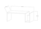 Măsuță de cafea Memo, Diverse culori, 87x50x32 cm - Antracit | SKU: 495SSE1308 | Măsuță de cafea Memo, 87x50x32 cm, varianta Antracit, produs pentru amenajarea locuinței, disponibil online în România la CasaMob
