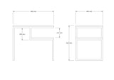 Măsuță de cafea Wengen, Diverse culori, 60x40x52 cm - Sapphire | SKU: 495SSE1311 | Măsuță de cafea Wengen, 60x40x52 cm, varianta Sapphire, produs pentru amenajarea locuinței, disponibil online în România la CasaMob