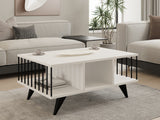 Măsuță de cafea Bert, Diverse culori, 90x60x40 cm - Alb | SKU: 495SSE1322 | Măsuță de cafea Bert, 90x60x40 cm, varianta Alb, produs pentru amenajarea locuinței, disponibil online în România la CasaMob