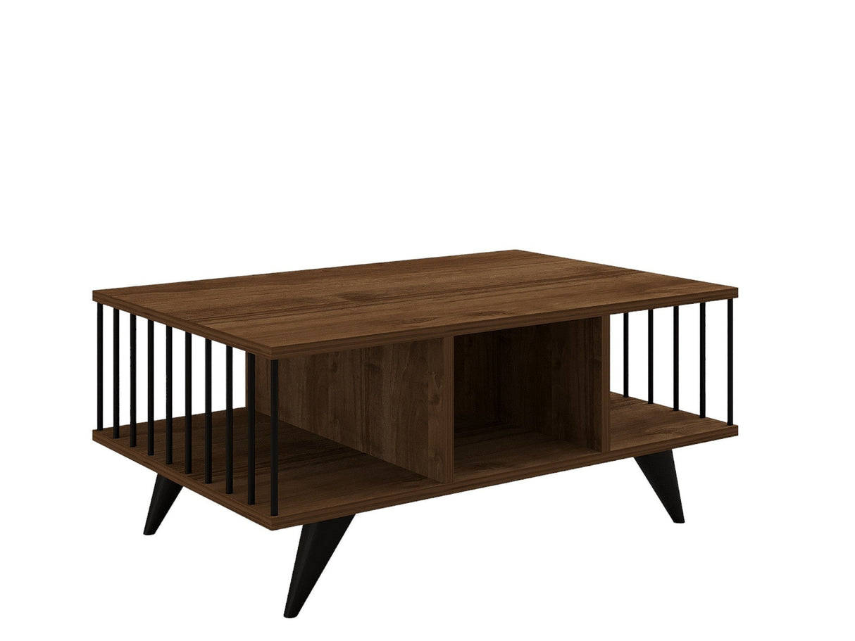 Măsuță de cafea Bert, Diverse culori, 90x60x40 cm - Nuc | SKU: 495SSE1325 | Măsuță de cafea Bert, 90x60x40 cm, varianta Nuc, produs pentru amenajarea locuinței, disponibil online în România la CasaMob