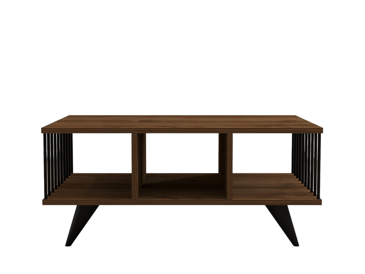 Măsuță de cafea Bert, Diverse culori, 90x60x40 cm - Nuc | SKU: 495SSE1325 | Măsuță de cafea Bert, 90x60x40 cm, varianta Nuc, produs pentru amenajarea locuinței, disponibil online în România la CasaMob